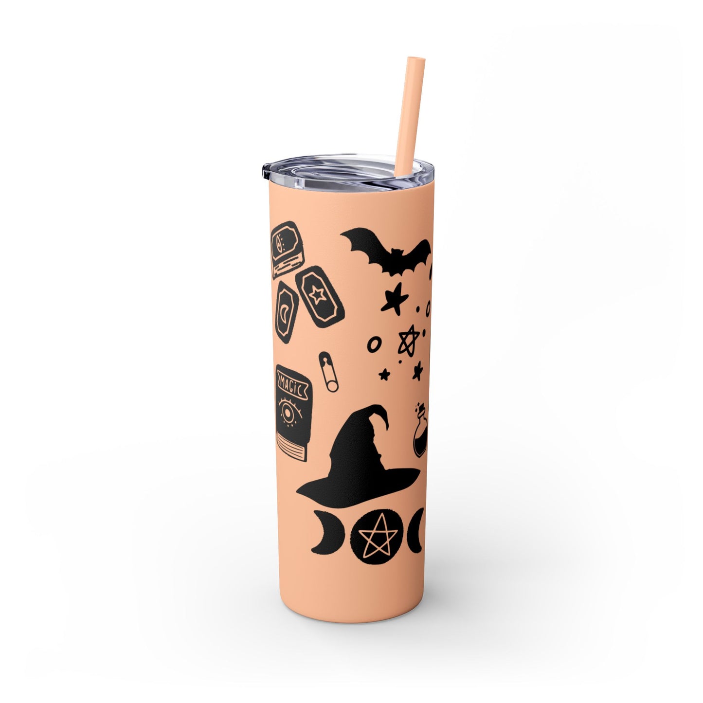 Skinny Tumbler with Straw, 20oz