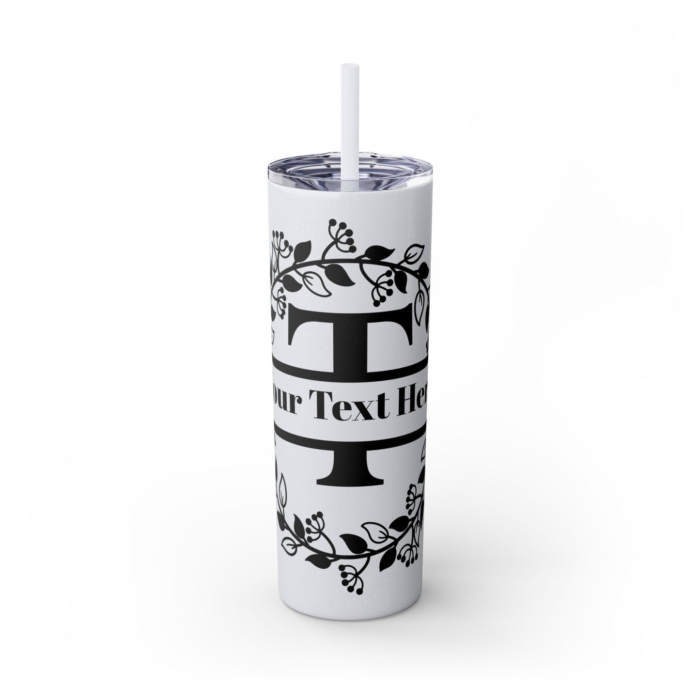 Skinny Tumbler with Straw, 20oz