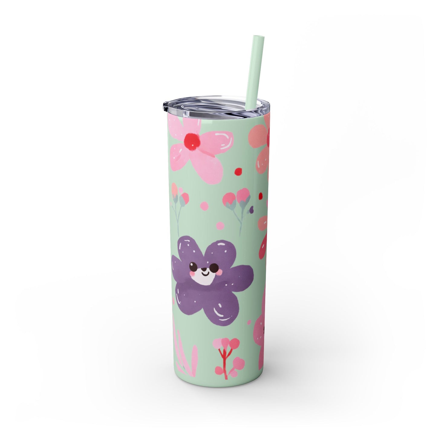 Skinny Tumbler with Straw, 20oz