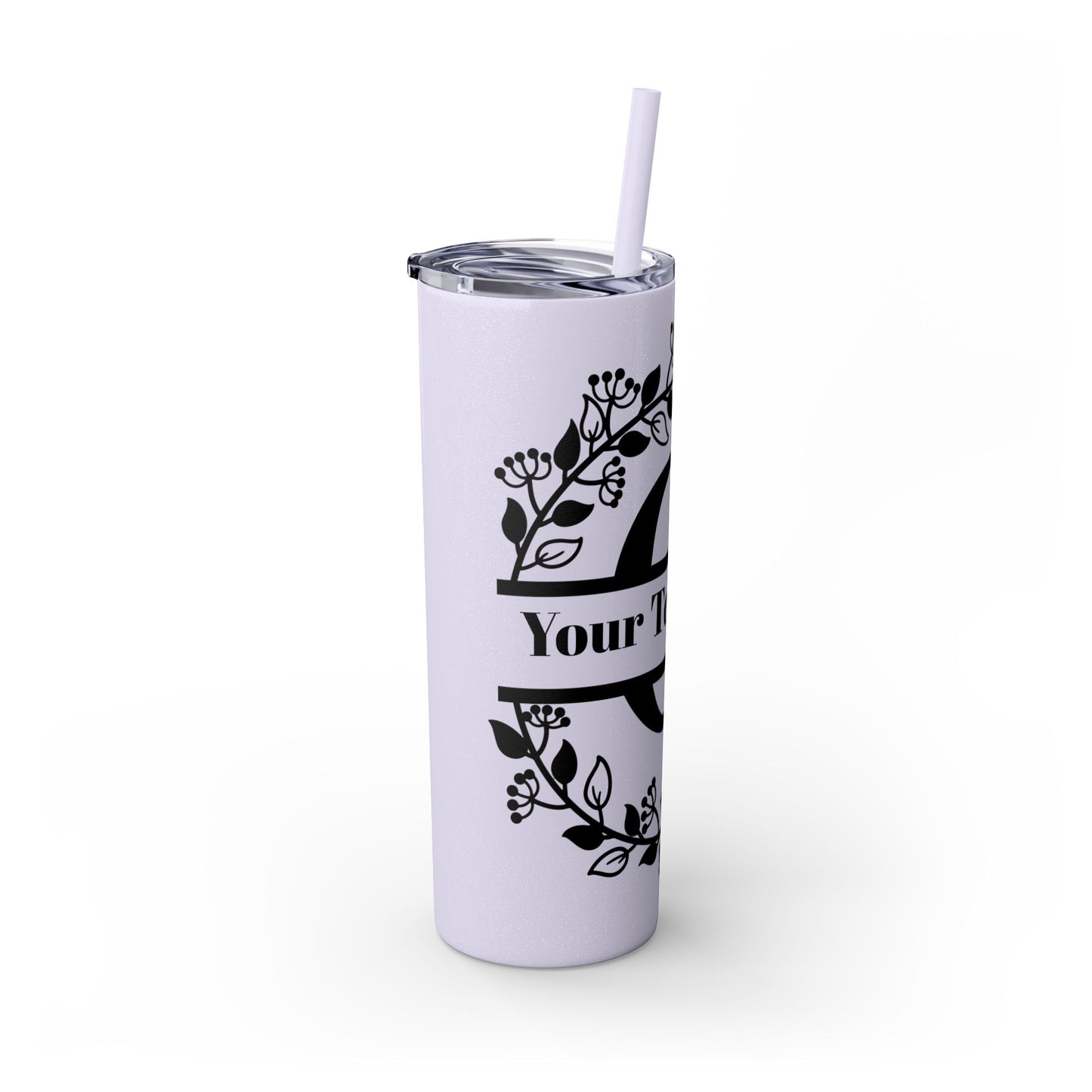Skinny Tumbler with Straw, 20oz