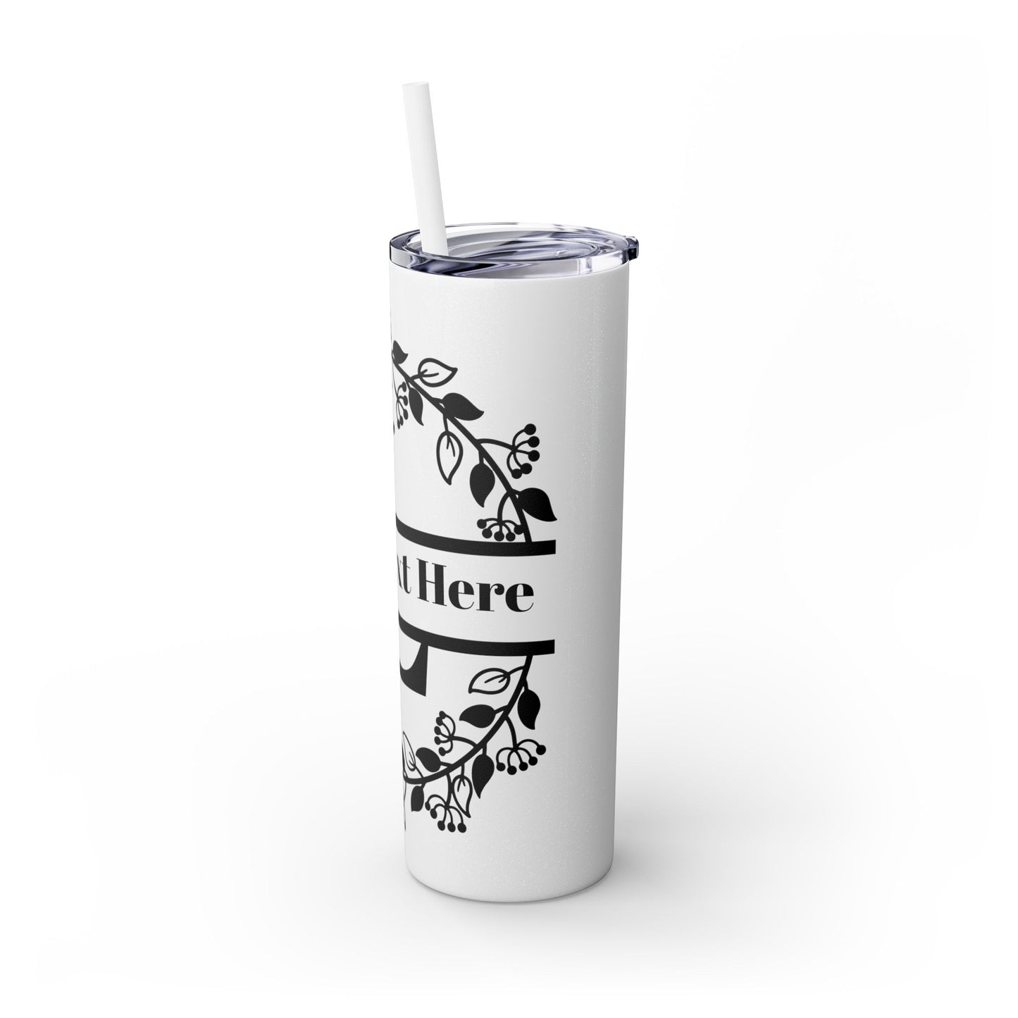 Skinny Tumbler with Straw, 20oz