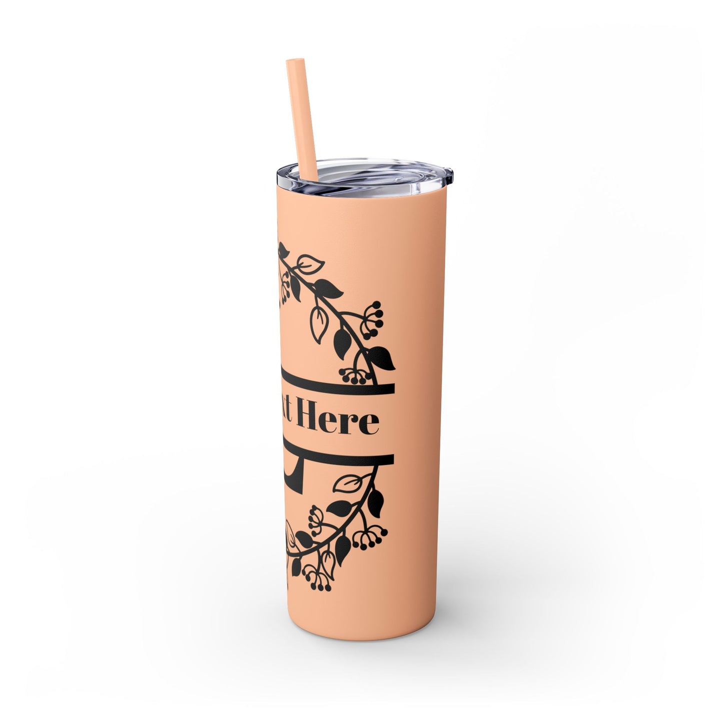 Skinny Tumbler with Straw, 20oz