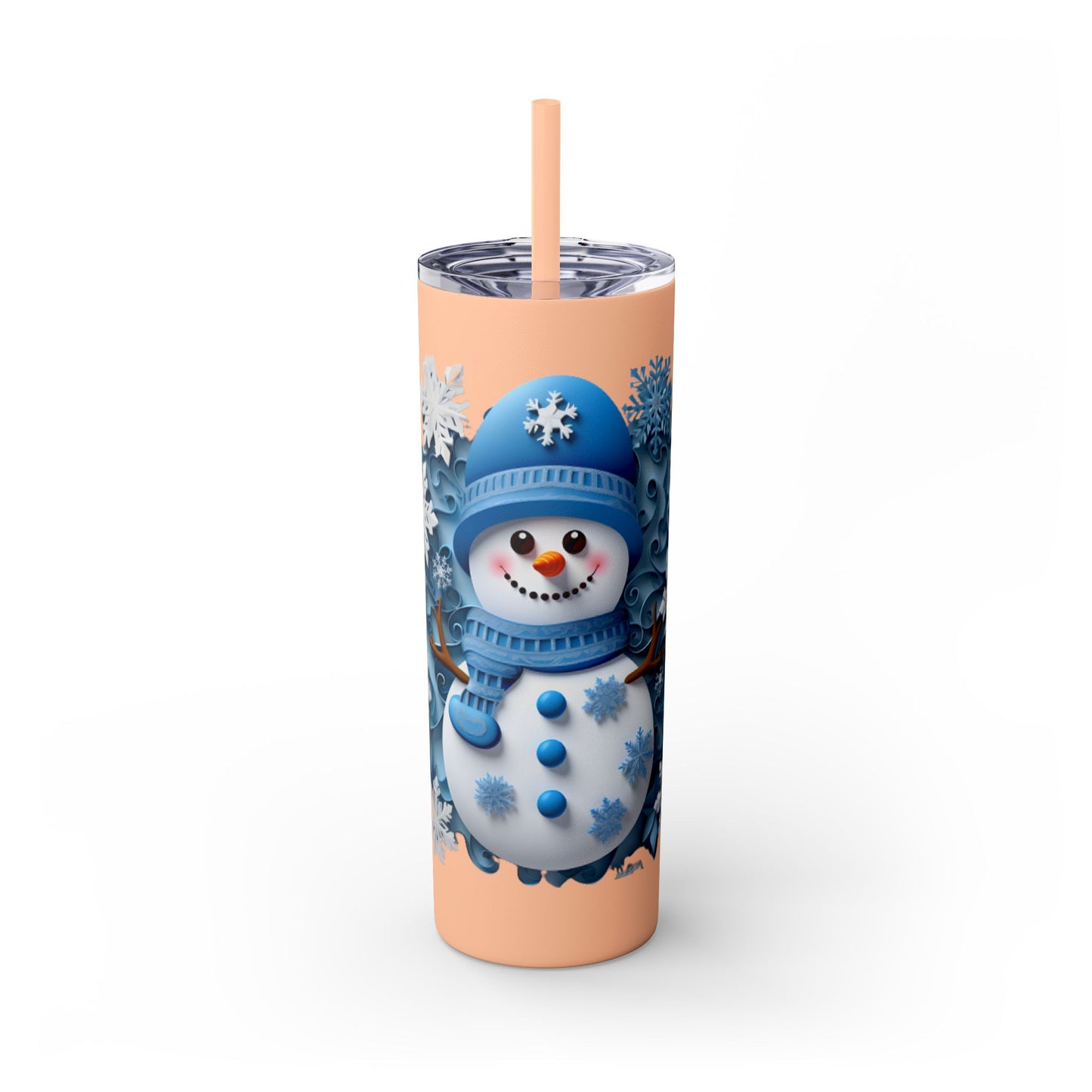 Skinny Tumbler with Straw, 20oz