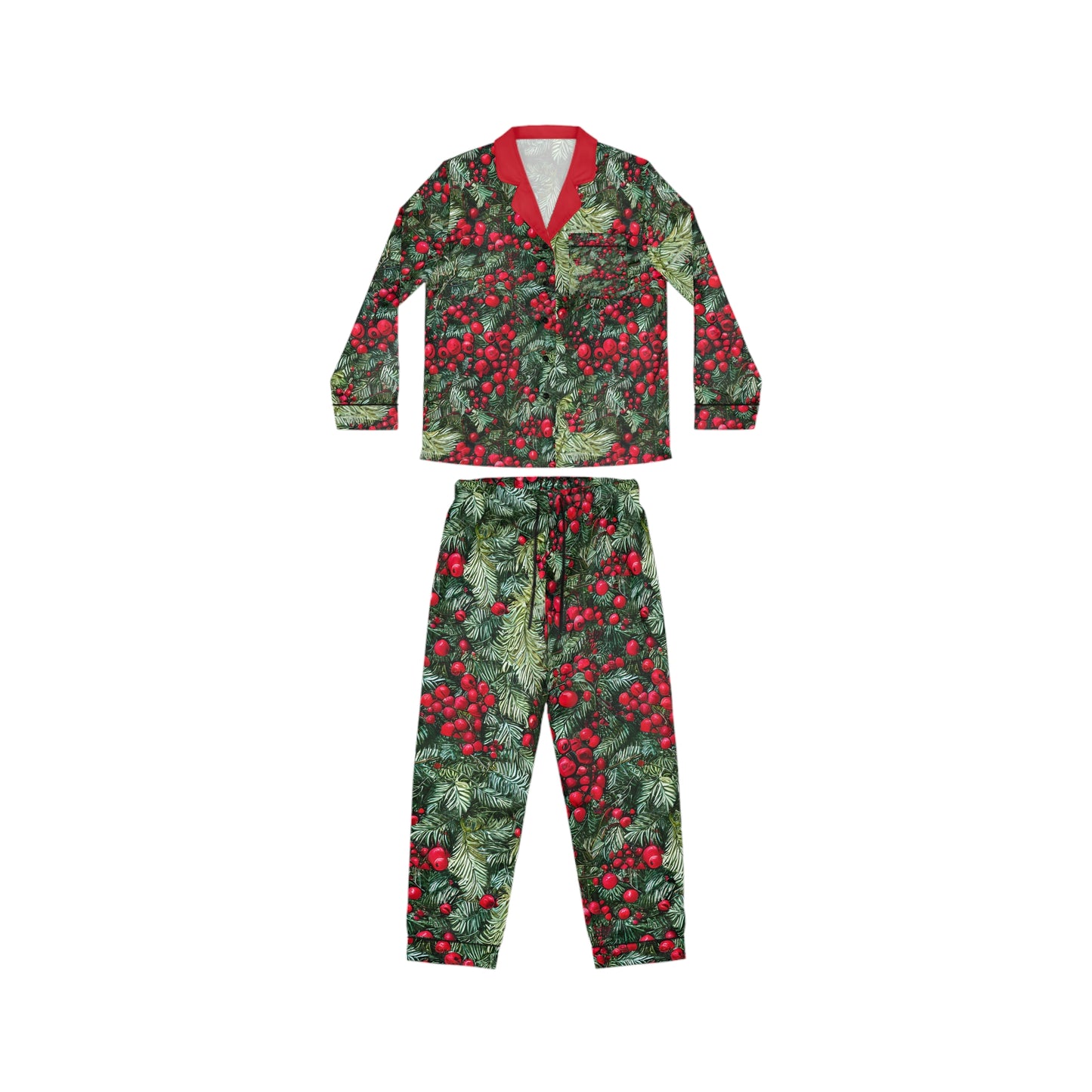 Women's Satin Pajamas (AOP)