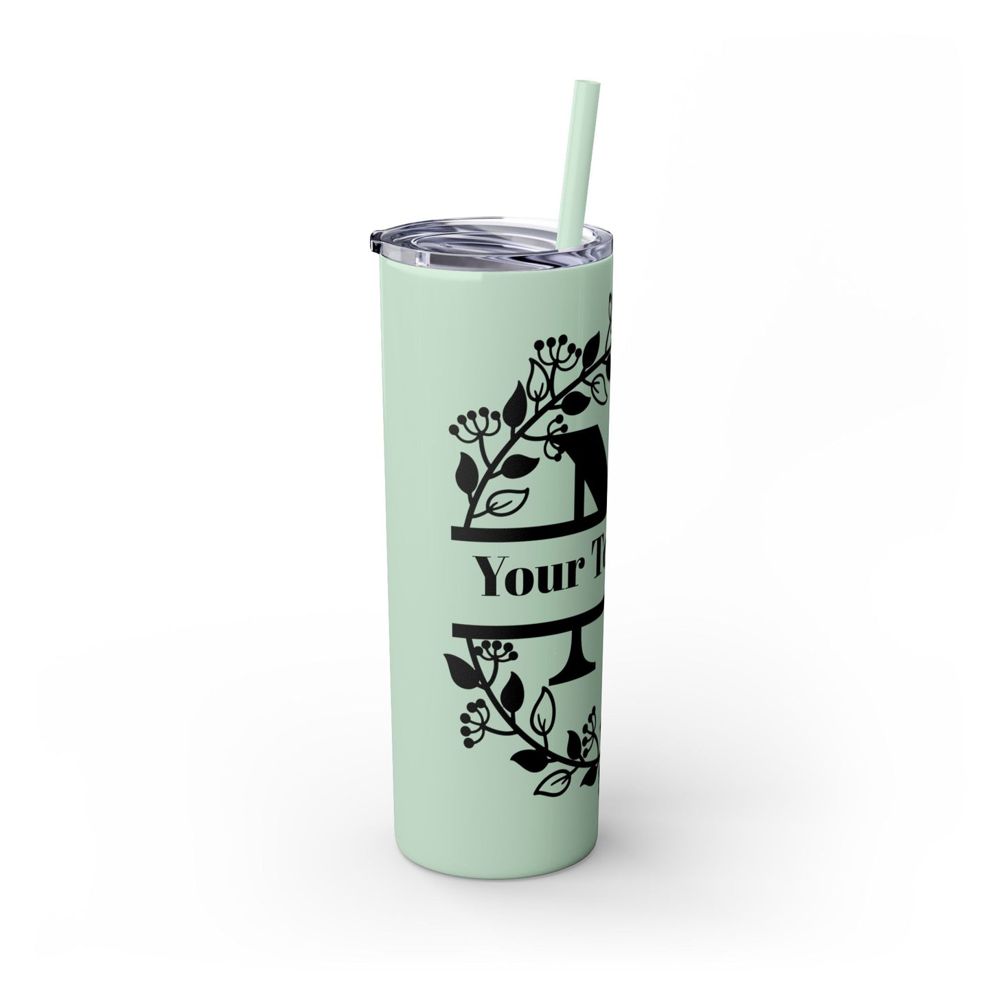 Skinny Tumbler with Straw, 20oz