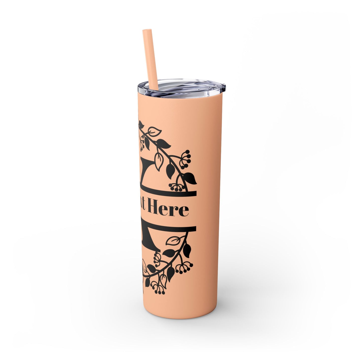Skinny Tumbler with Straw, 20oz
