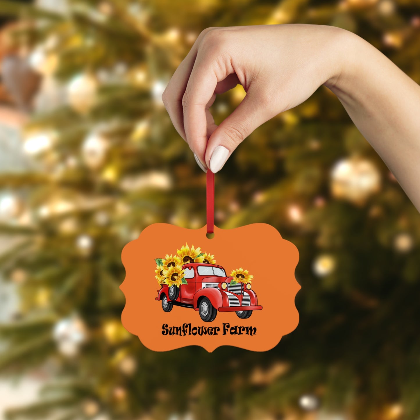 Metal Plaque Ornament
