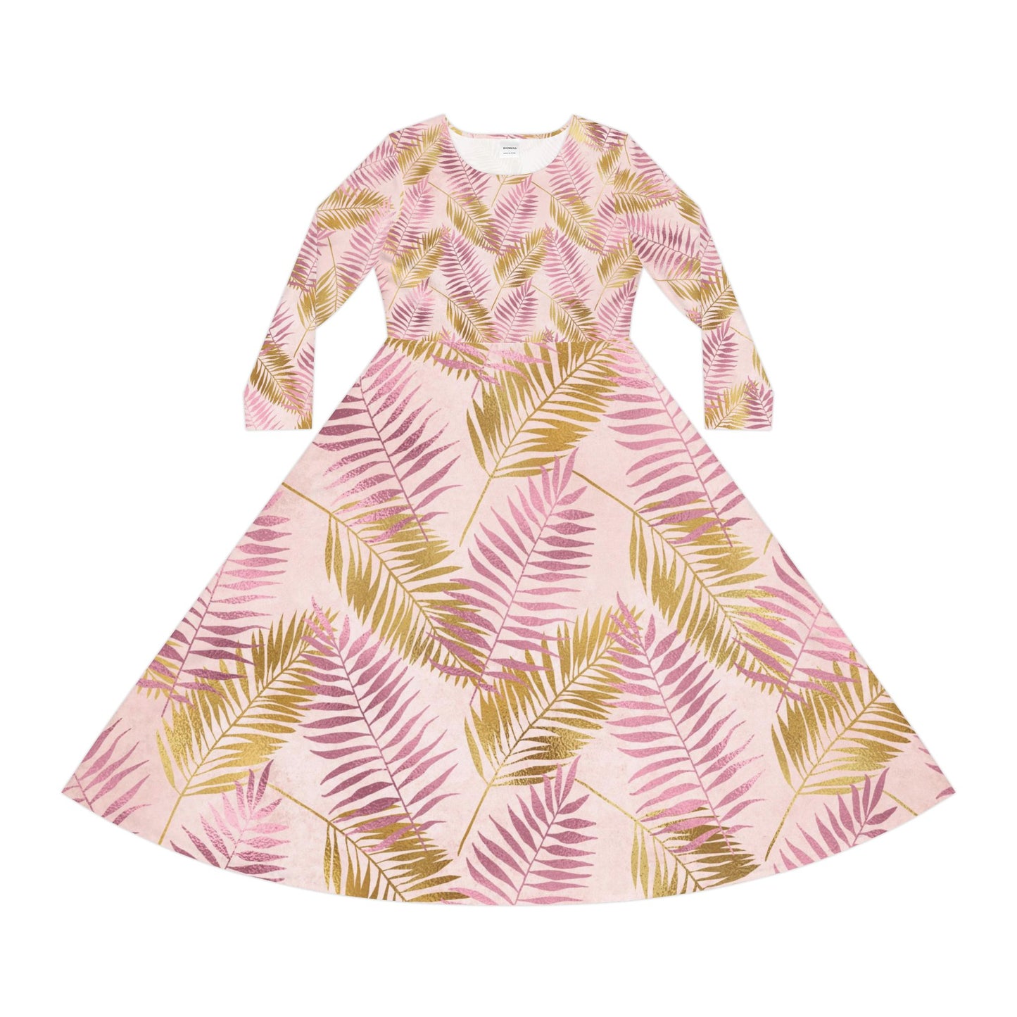 Women's Long Sleeve Dance Dress (AOP)