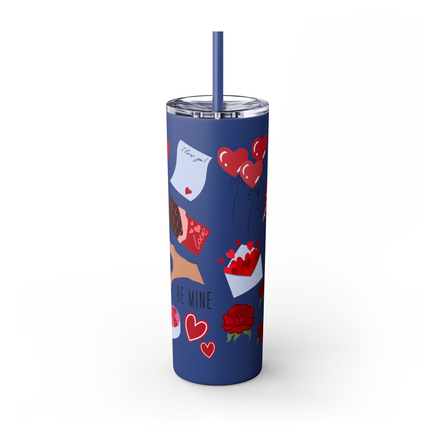 Skinny Tumbler with Straw, 20oz
