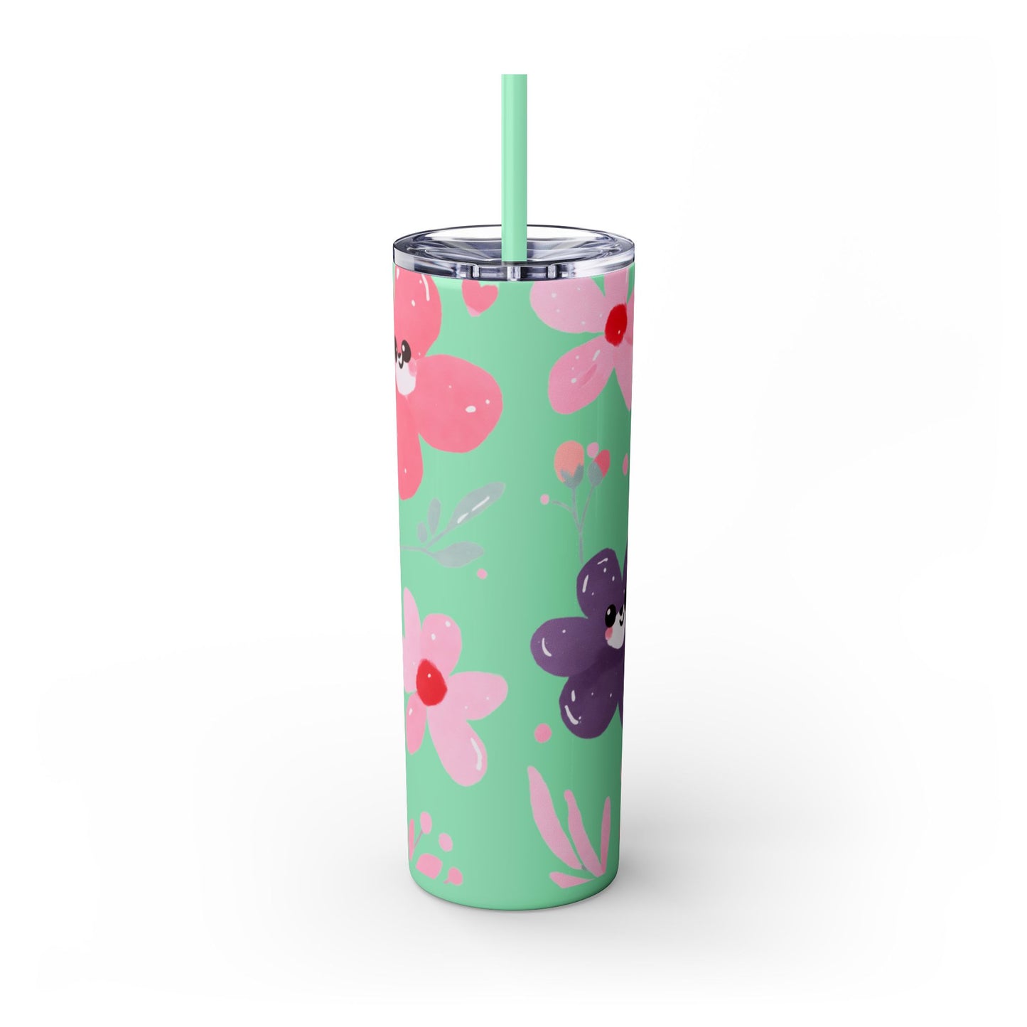 Skinny Tumbler with Straw, 20oz