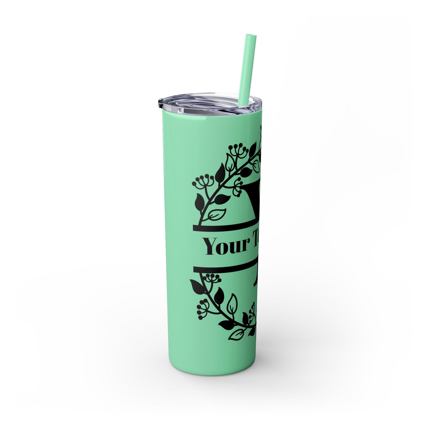 Skinny Tumbler with Straw, 20oz