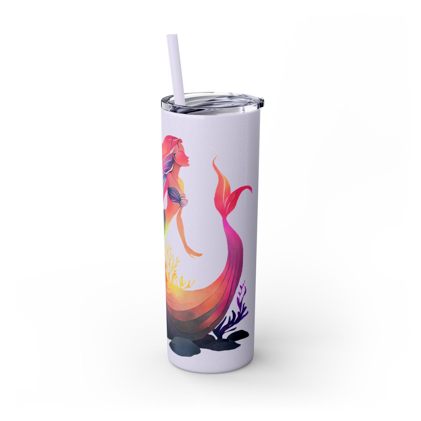 Skinny Tumbler with Straw, 20oz