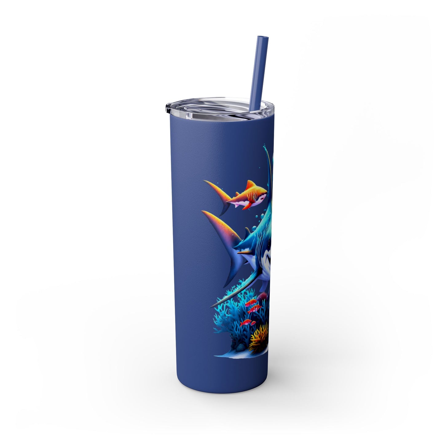 Skinny Tumbler with Straw, 20oz