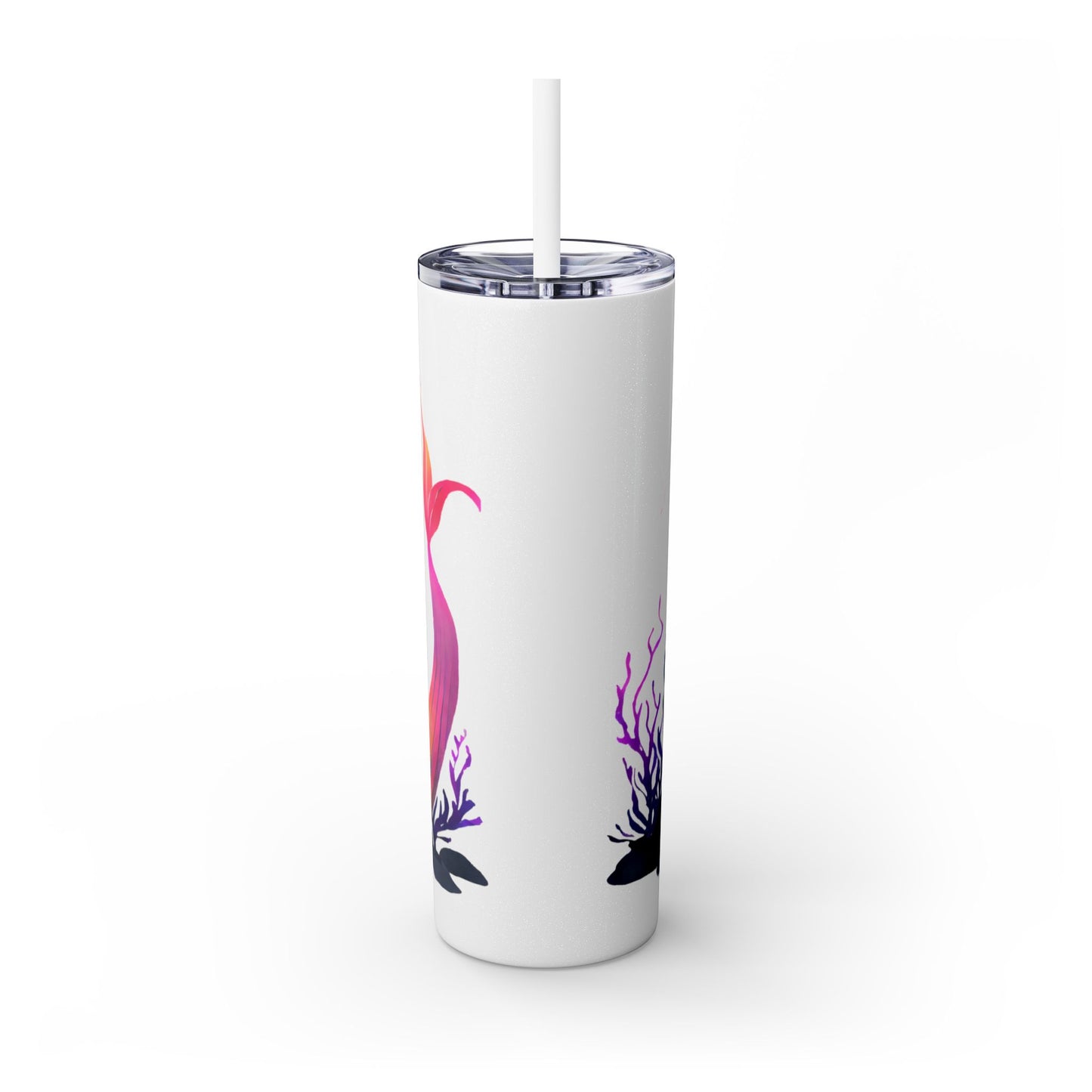 Skinny Tumbler with Straw, 20oz
