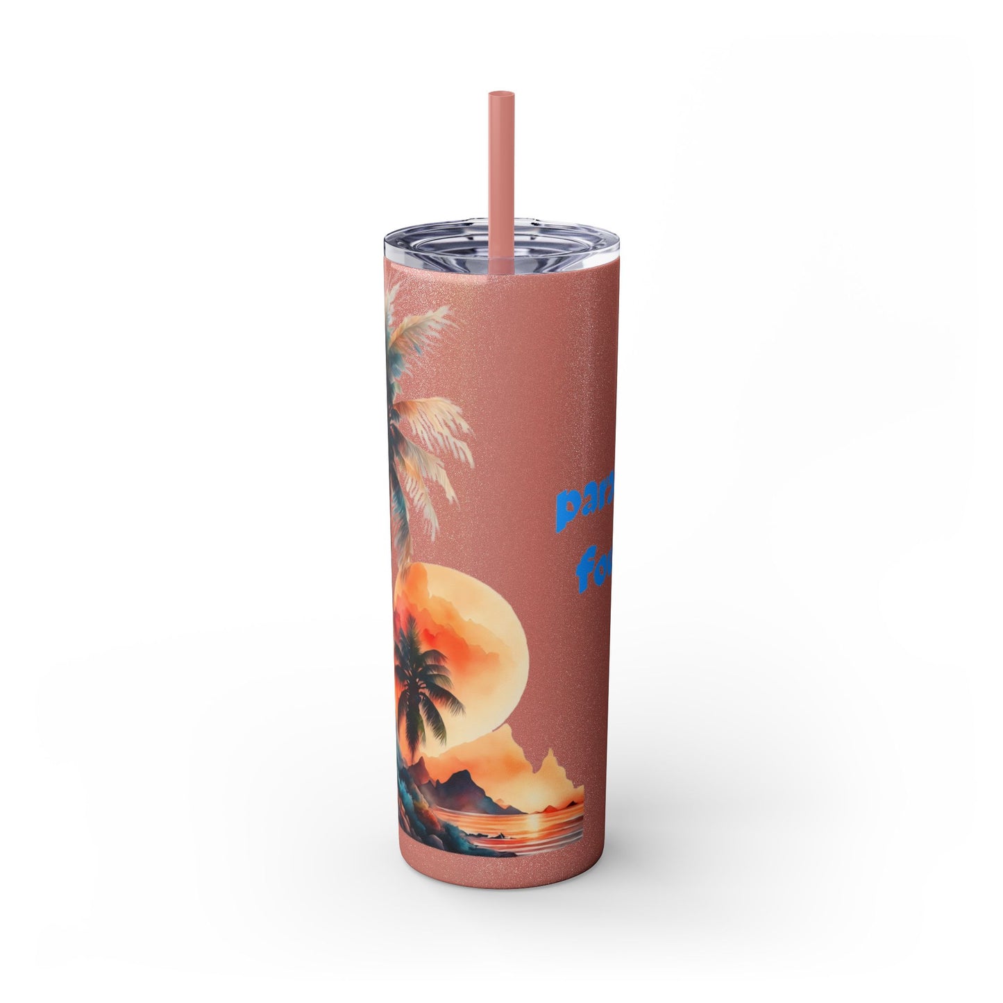 Skinny Tumbler with Straw, 20oz