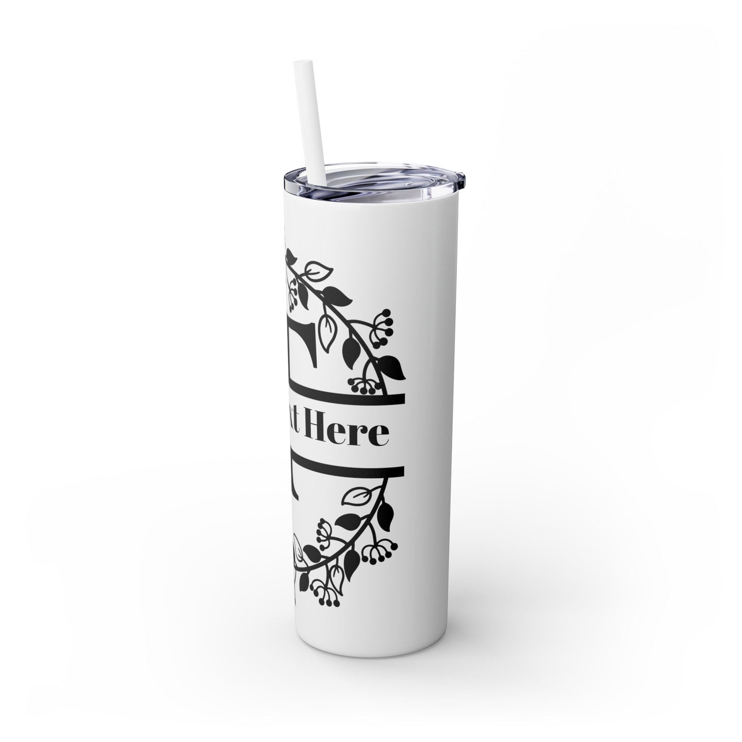 Skinny Tumbler with Straw, 20oz
