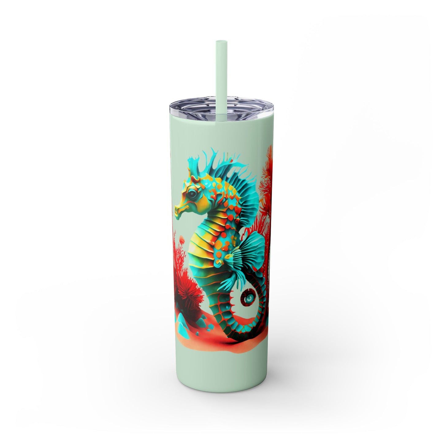 Skinny Tumbler with Straw, 20oz