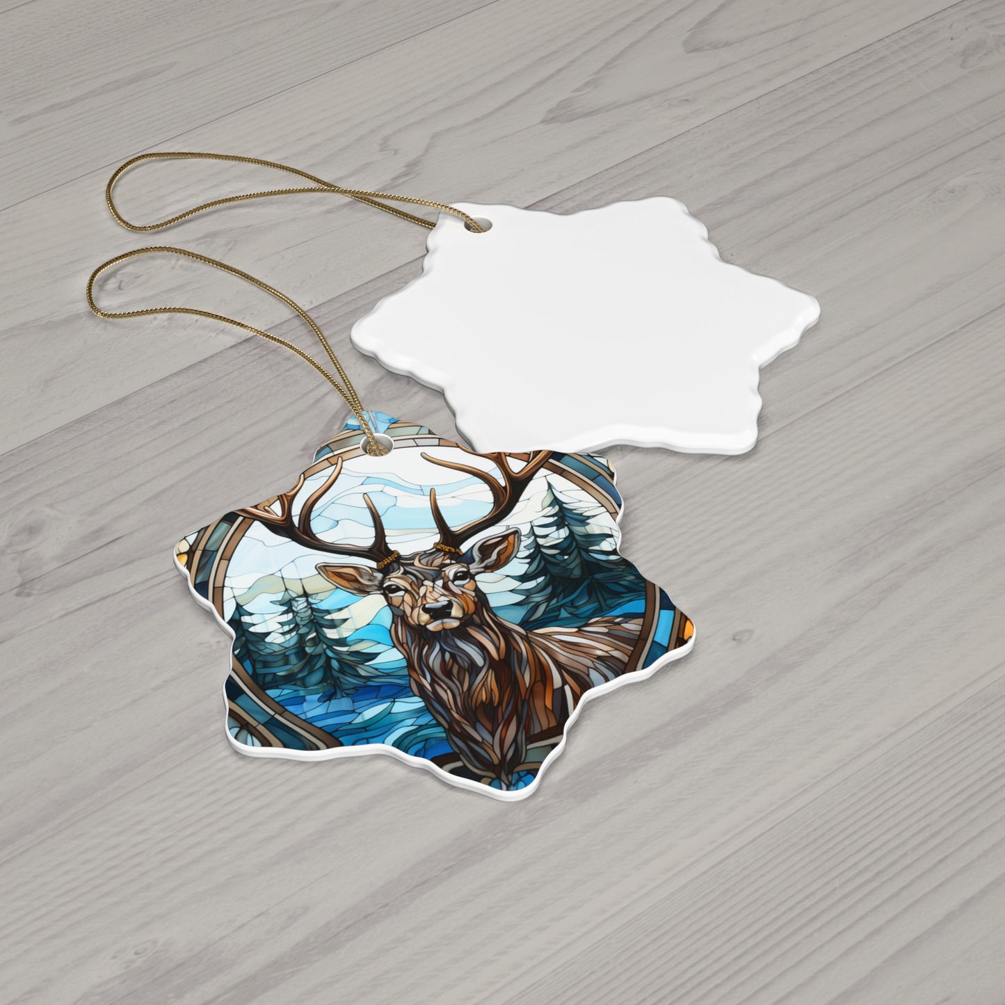Ceramic Ornament, 4 Shapes