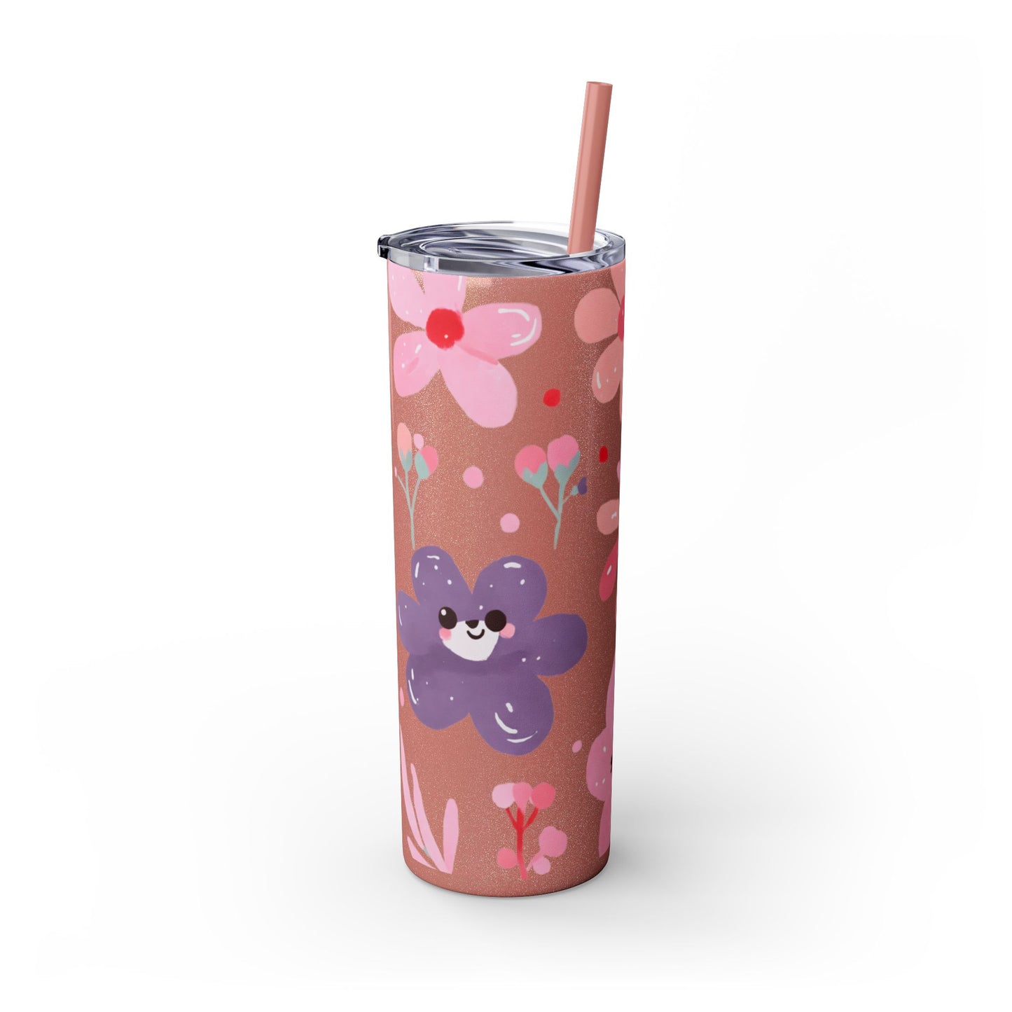 Skinny Tumbler with Straw, 20oz