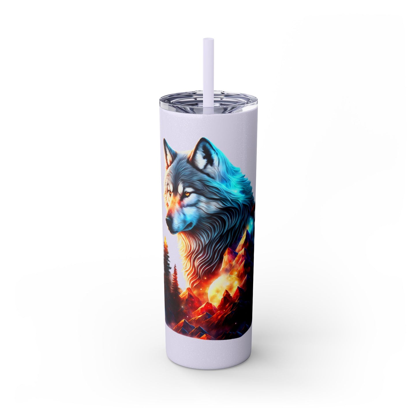 Skinny Tumbler with Straw, 20oz