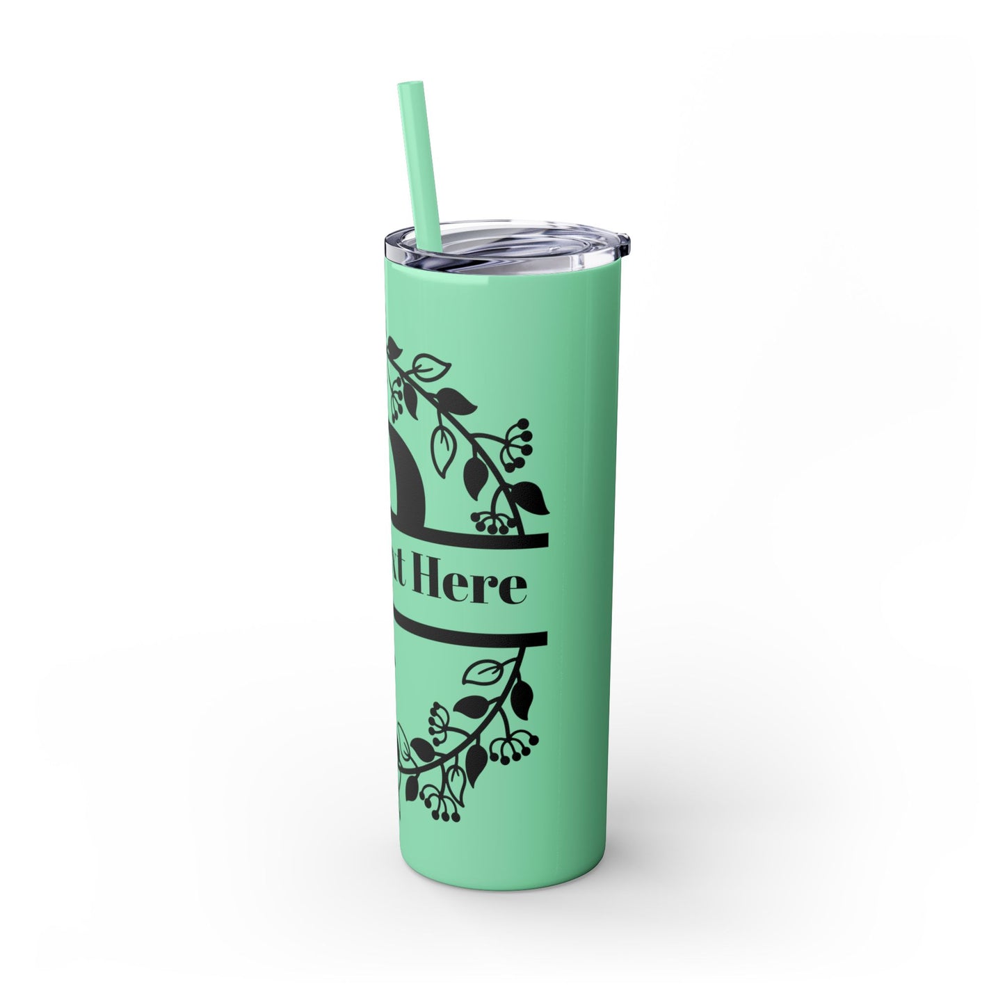 Skinny Tumbler with Straw, 20oz