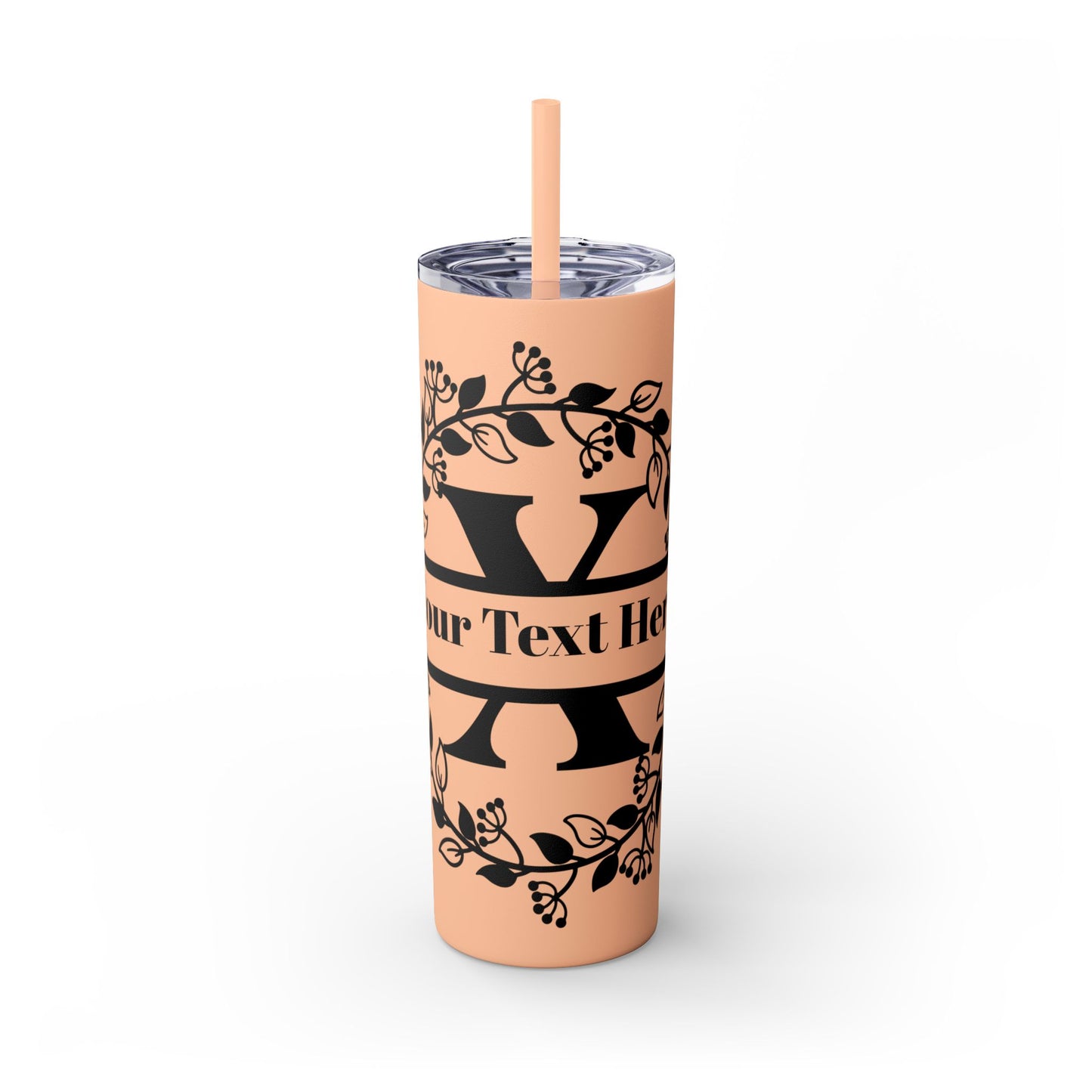 Skinny Tumbler with Straw, 20oz
