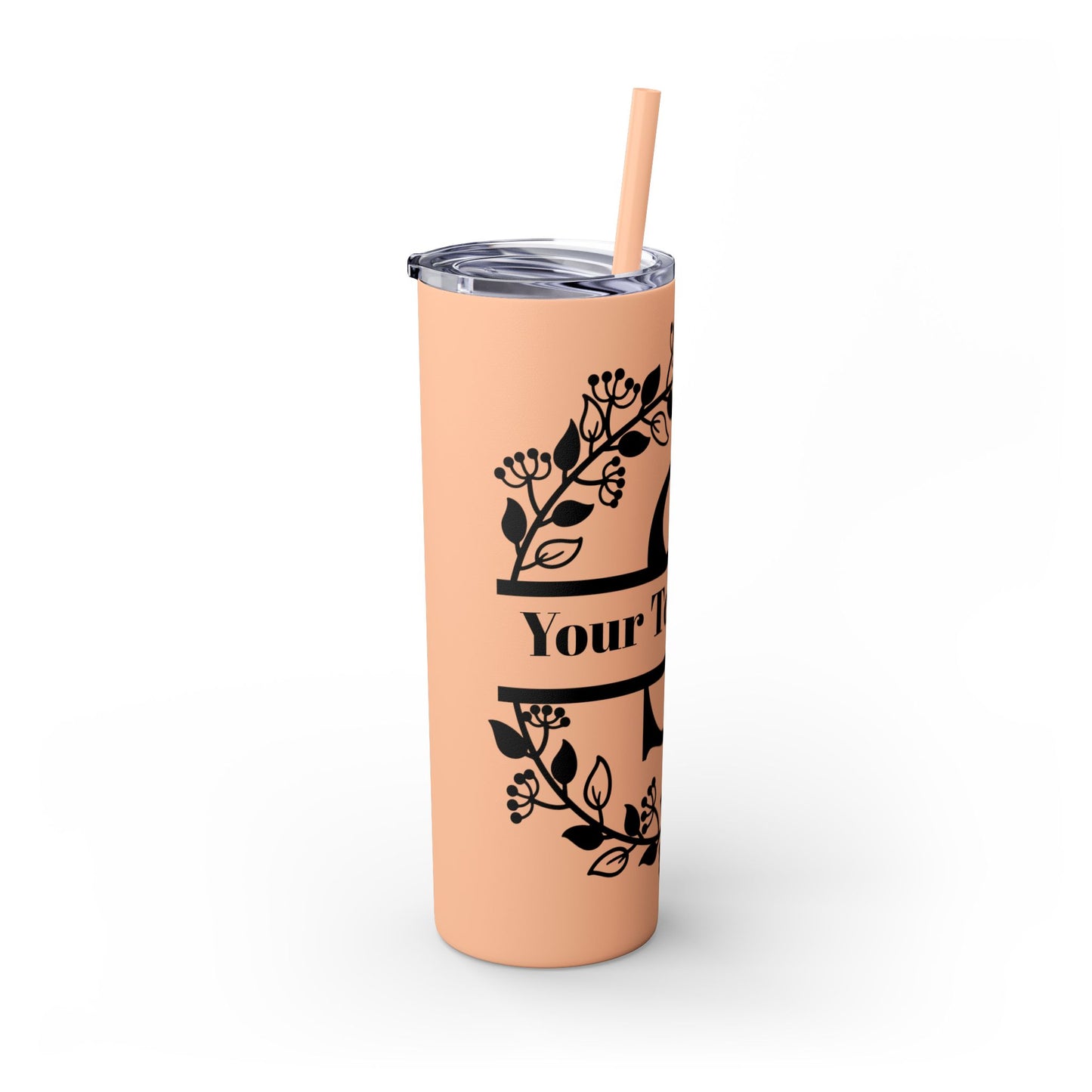 Skinny Tumbler with Straw, 20oz