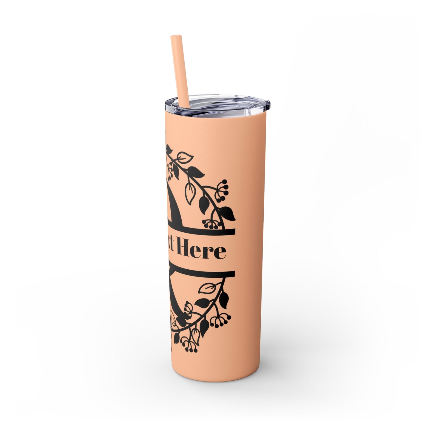 Skinny Tumbler with Straw, 20oz