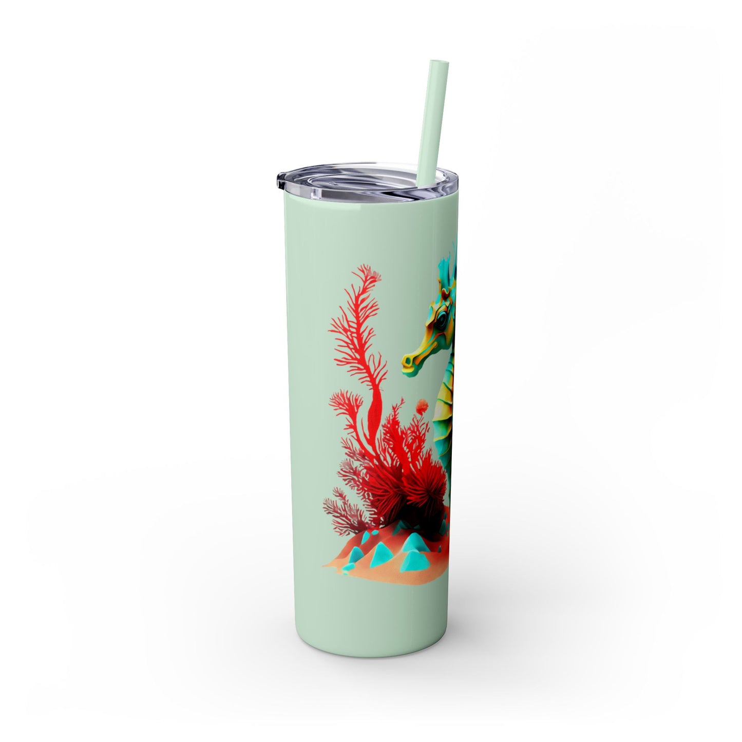 Skinny Tumbler with Straw, 20oz