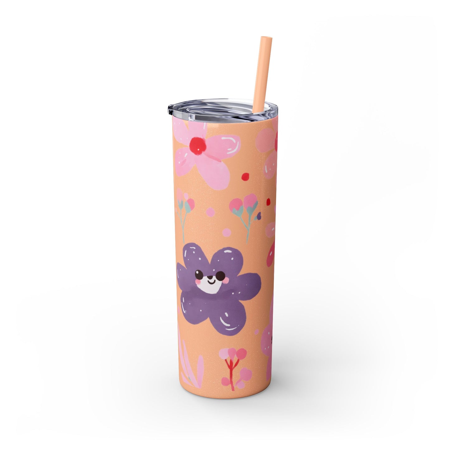 Skinny Tumbler with Straw, 20oz