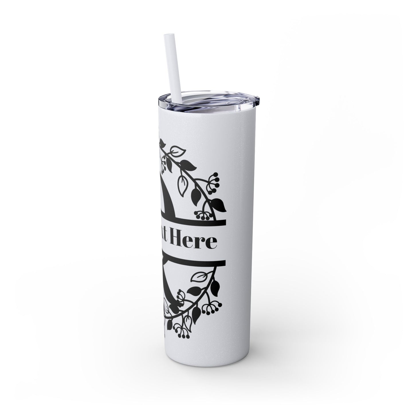 Skinny Tumbler with Straw, 20oz