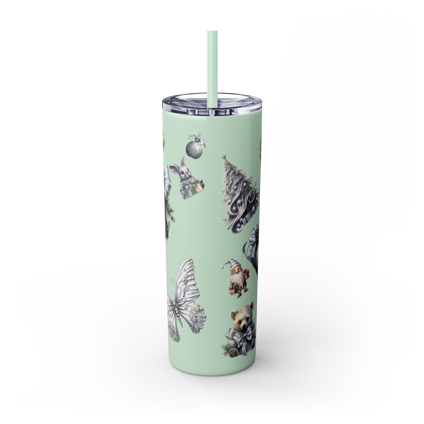 Skinny Tumbler with Straw, 20oz