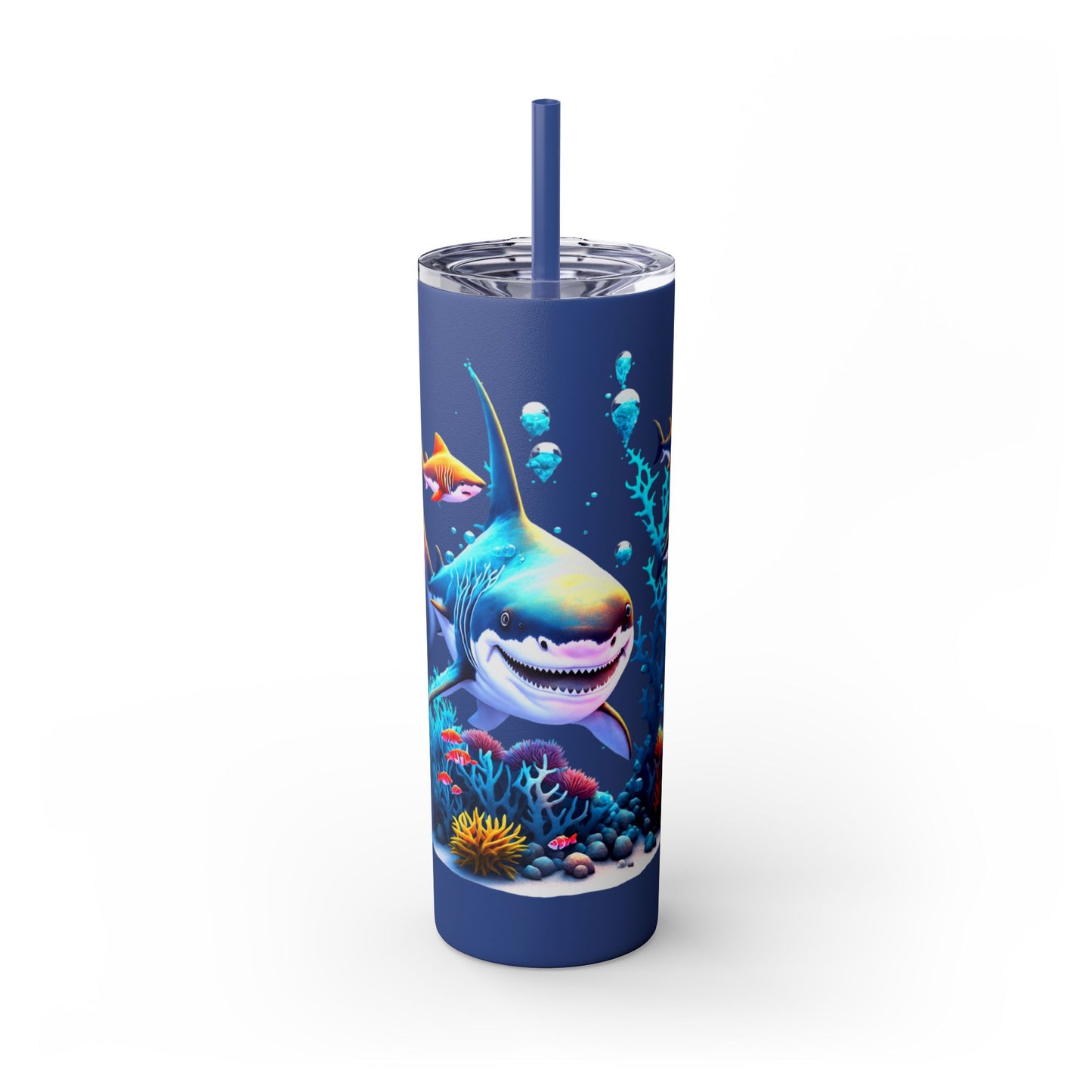 Skinny Tumbler with Straw, 20oz