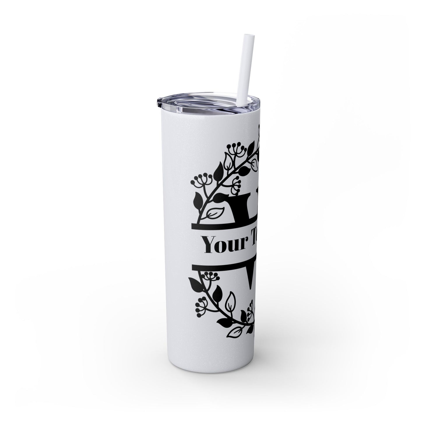 Skinny Tumbler with Straw, 20oz