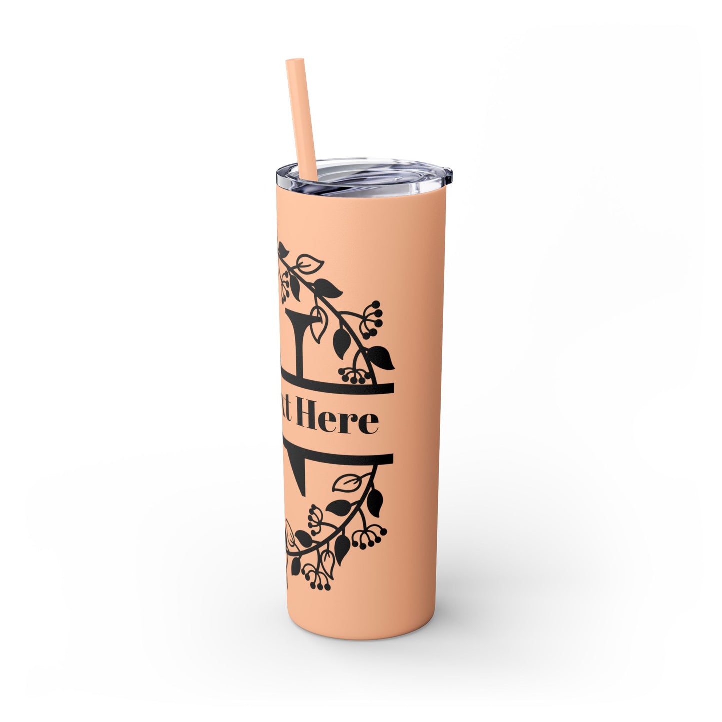 Skinny Tumbler with Straw, 20oz