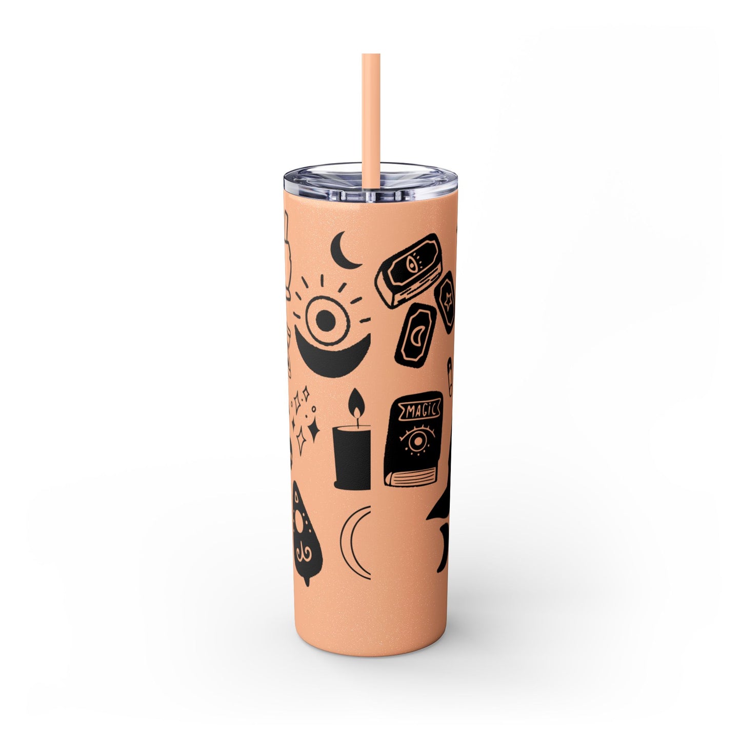 Skinny Tumbler with Straw, 20oz