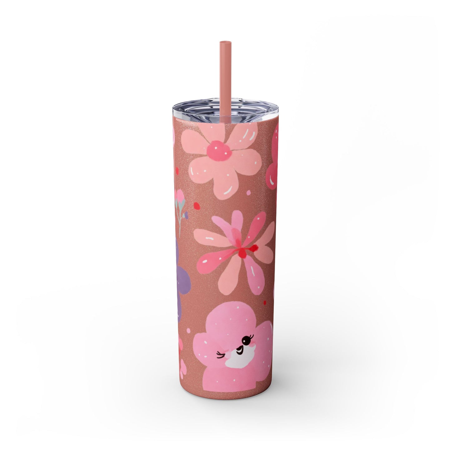 Skinny Tumbler with Straw, 20oz