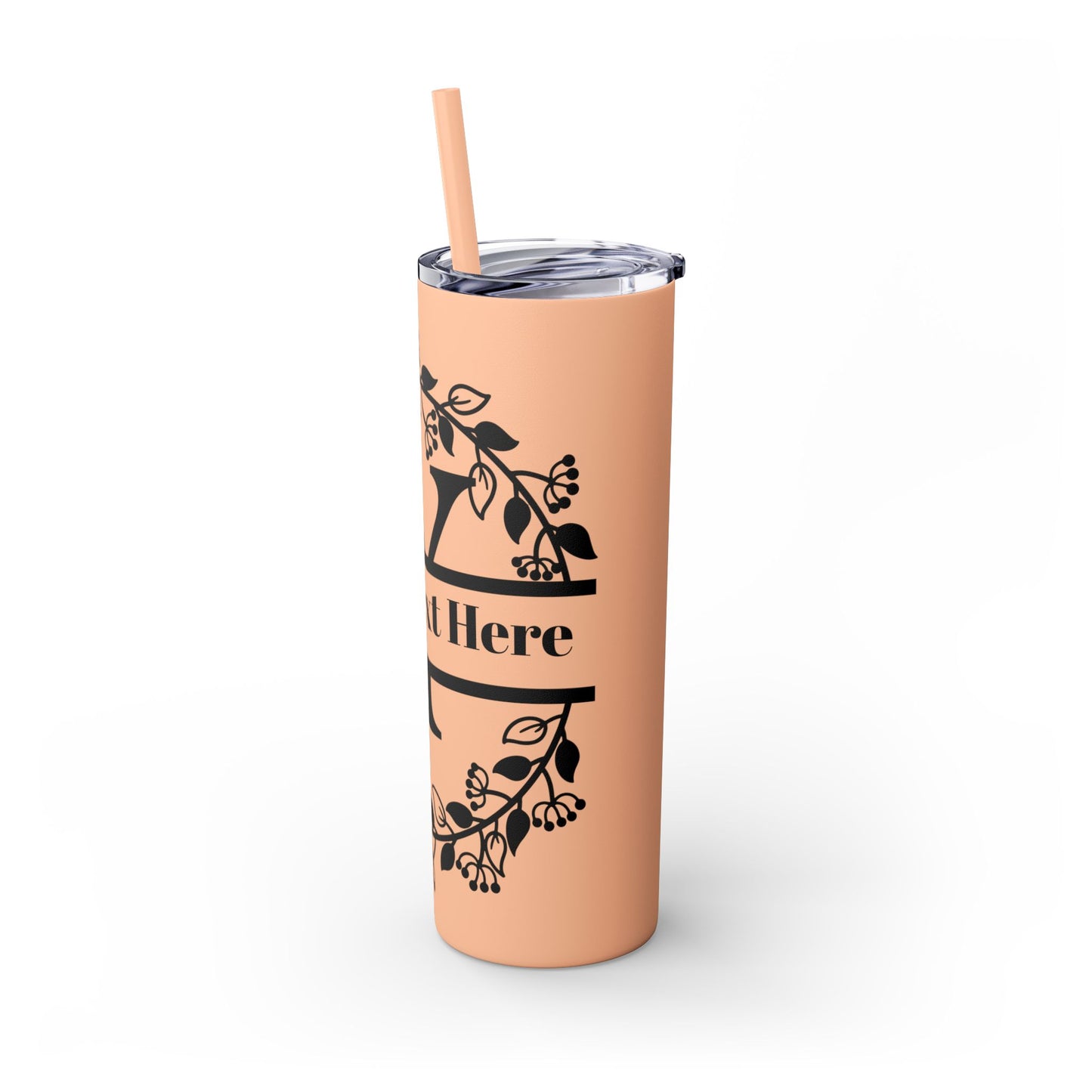 Skinny Tumbler with Straw, 20oz