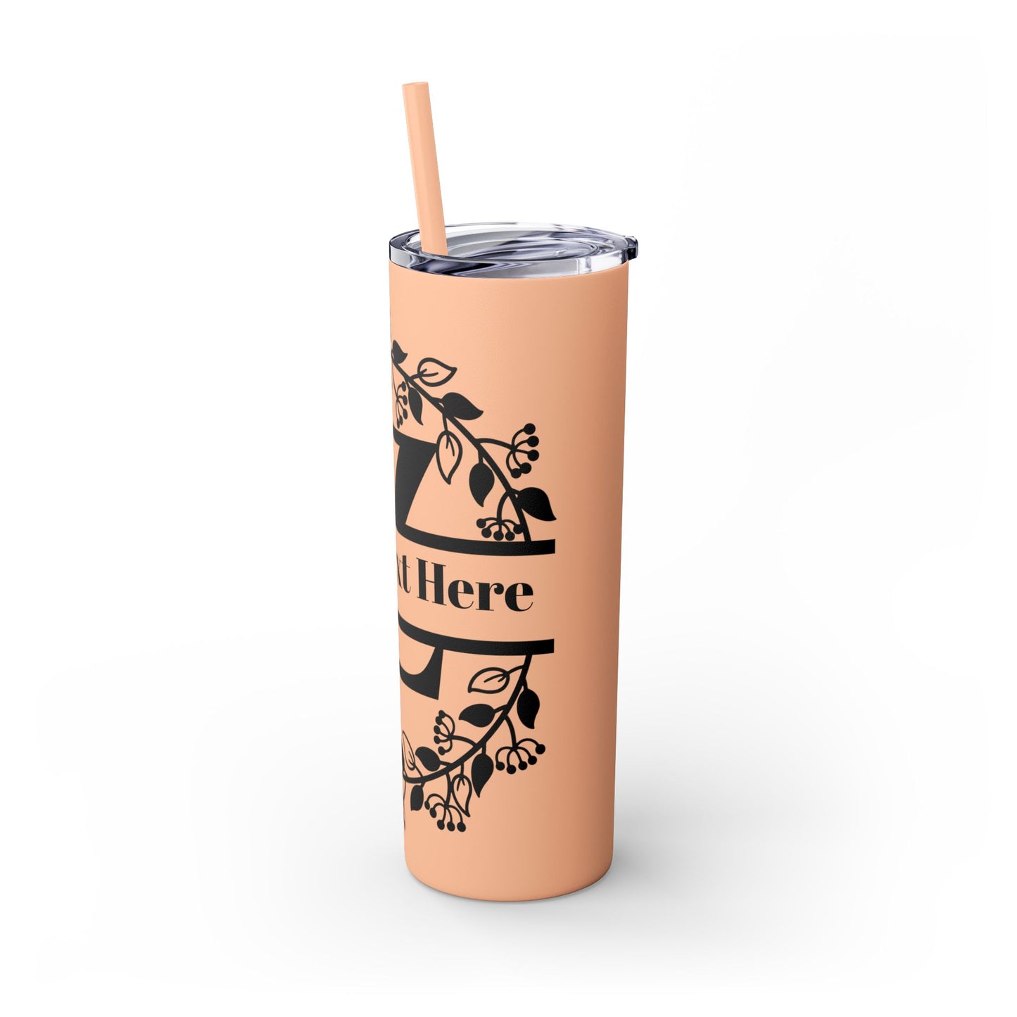 Skinny Tumbler with Straw, 20oz