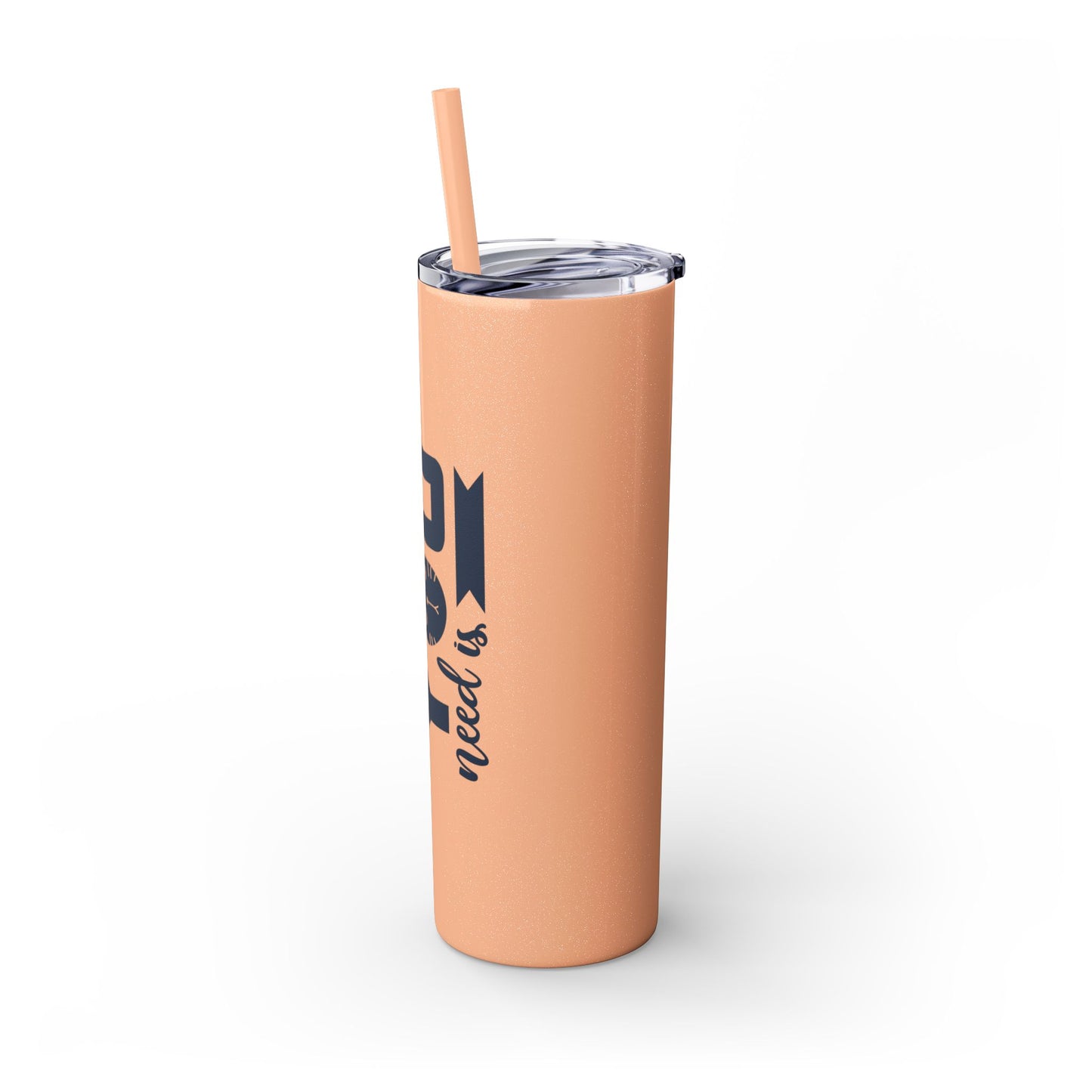 Skinny Tumbler with Straw, 20oz
