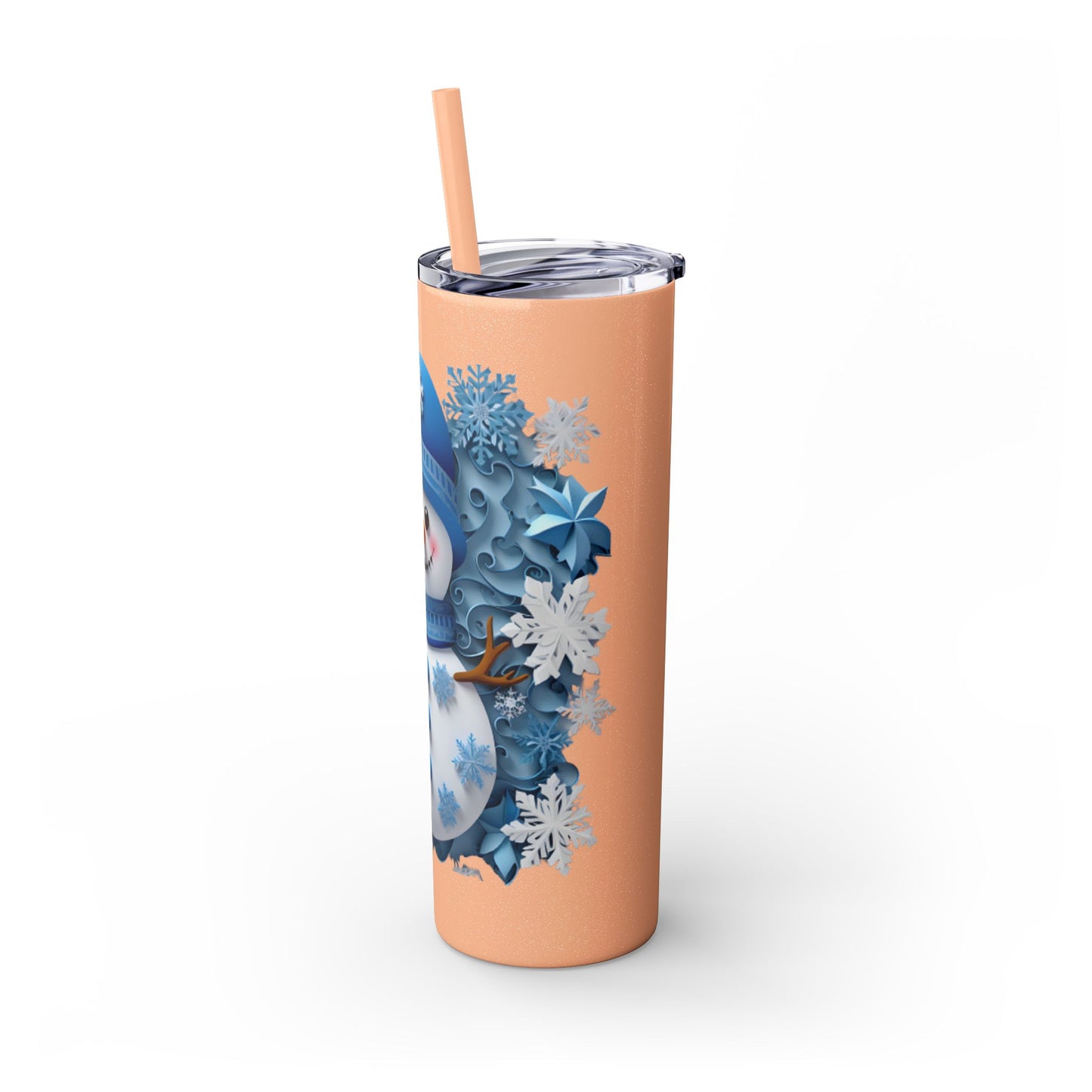 Skinny Tumbler with Straw, 20oz