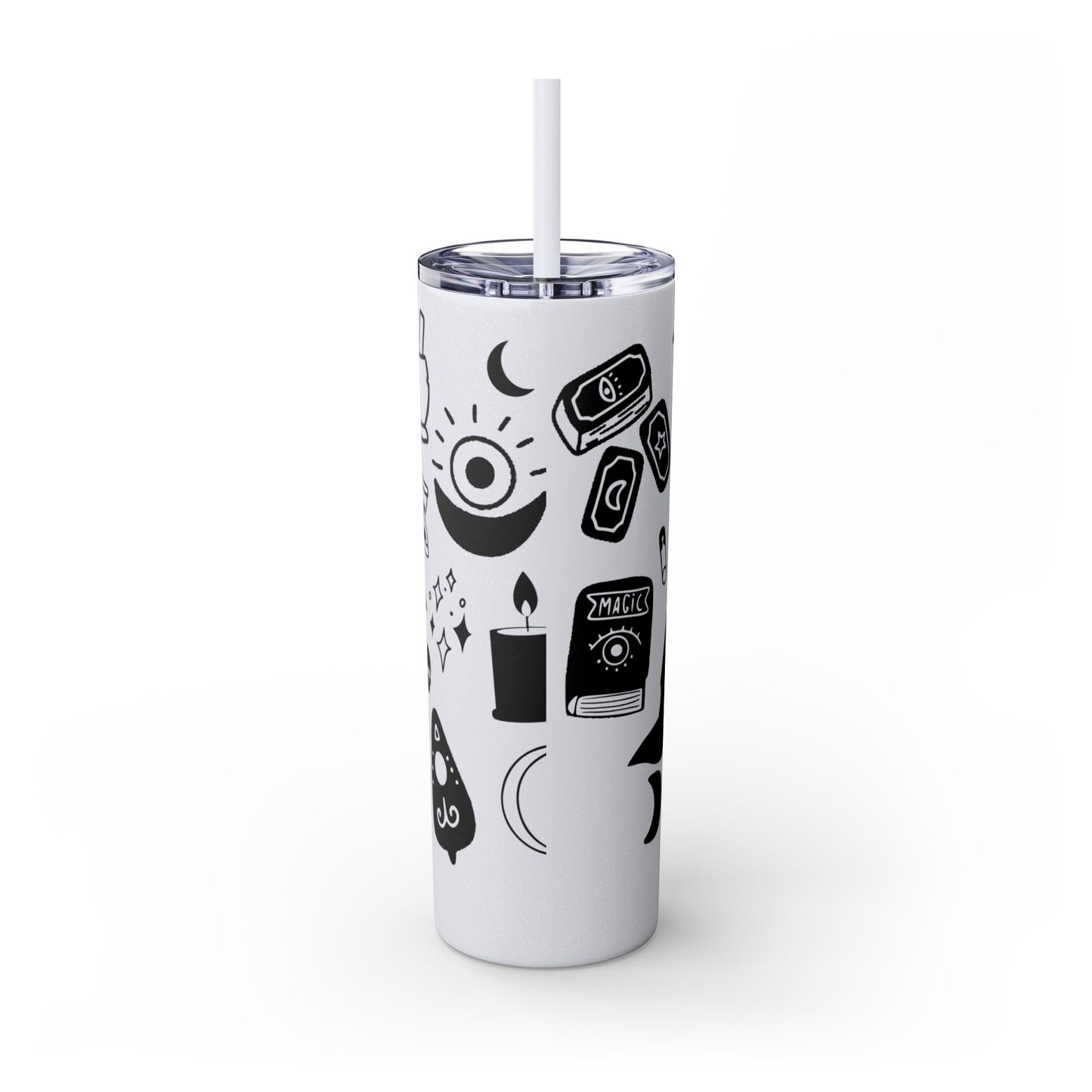 Skinny Tumbler with Straw, 20oz