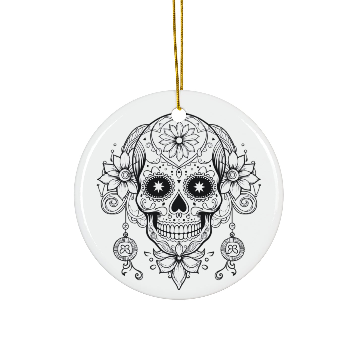 Ceramic Ornament, 4 Shapes