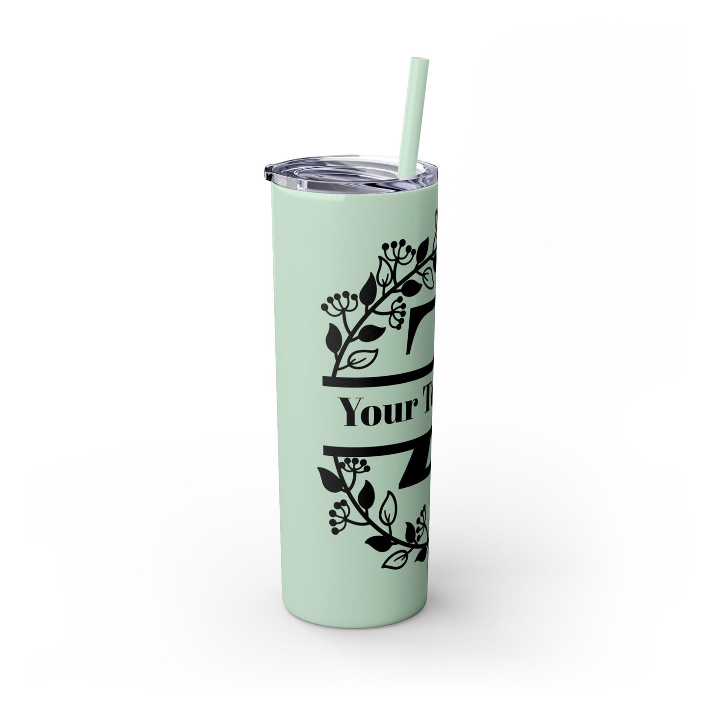 Skinny Tumbler with Straw, 20oz
