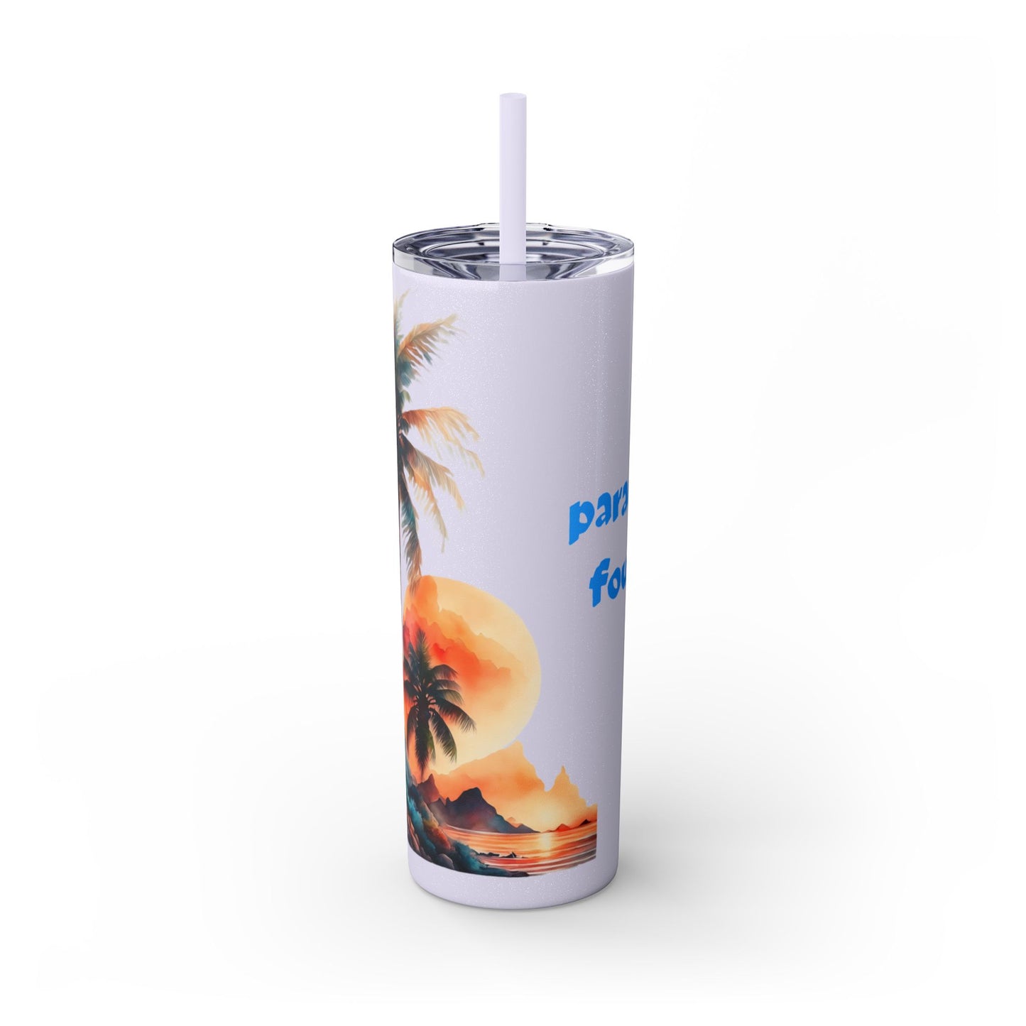 Skinny Tumbler with Straw, 20oz