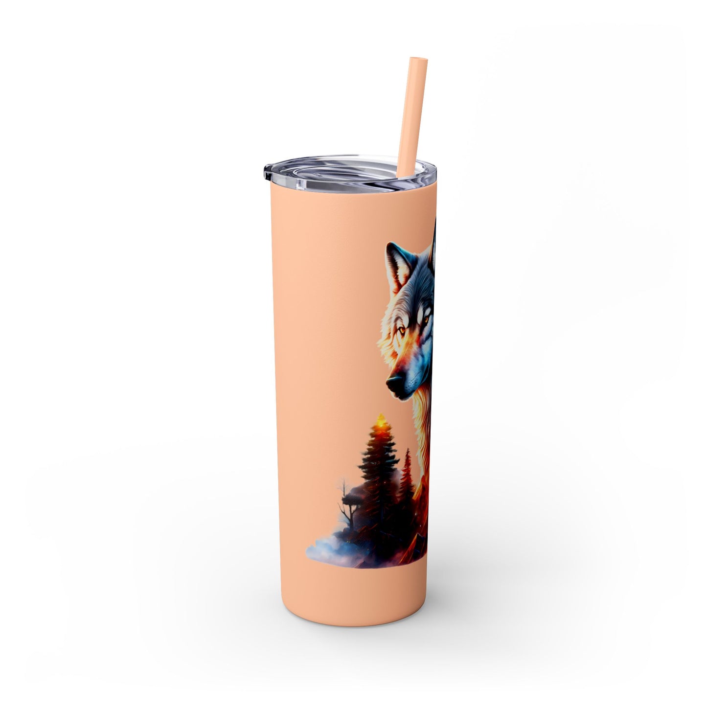 Skinny Tumbler with Straw, 20oz