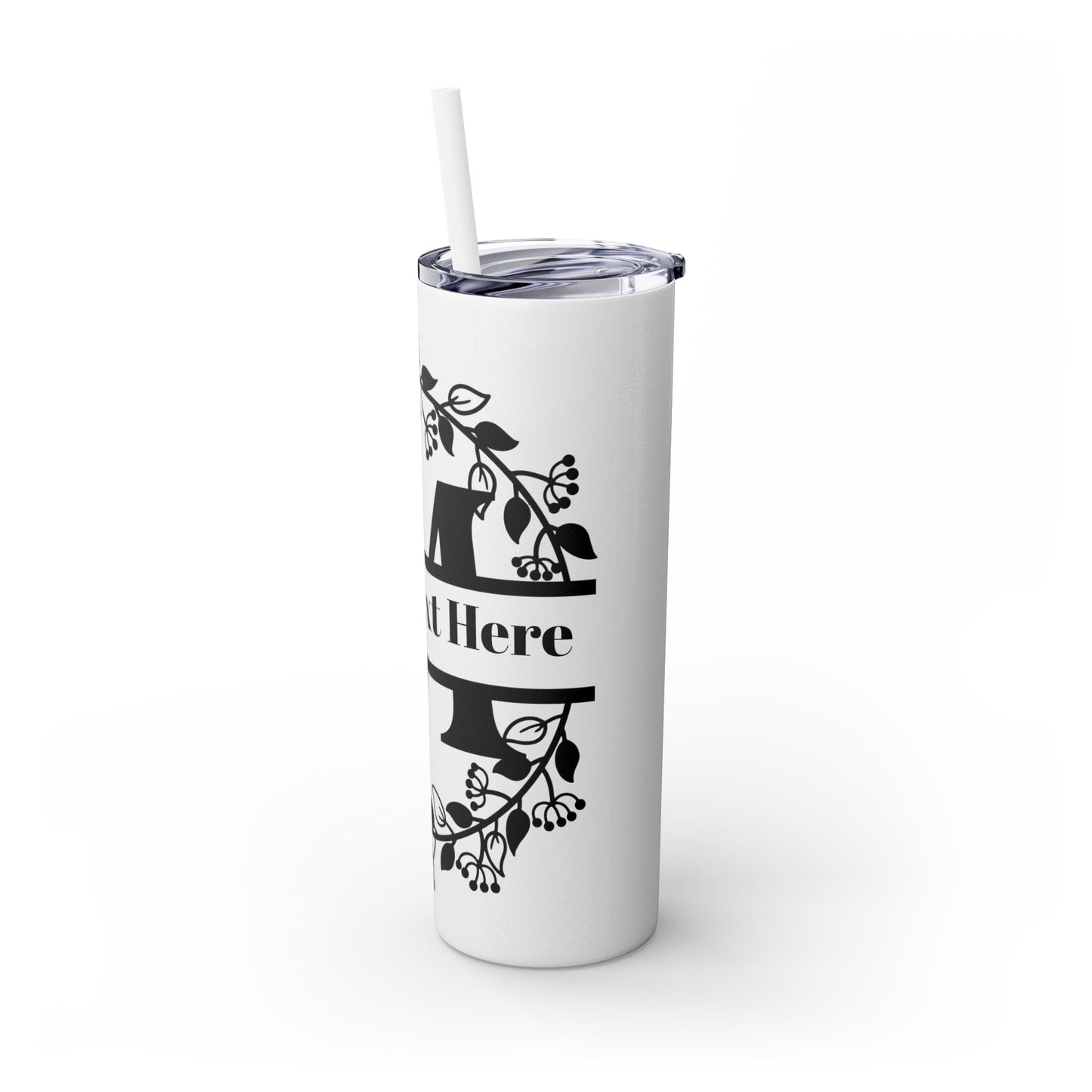 Skinny Tumbler with Straw, 20oz