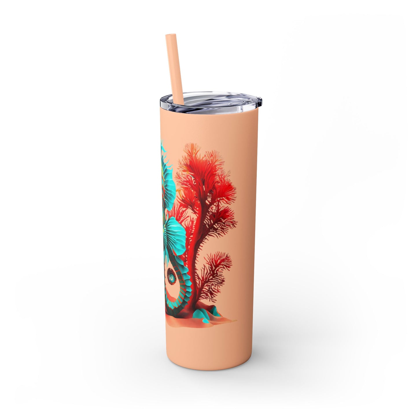 Skinny Tumbler with Straw, 20oz