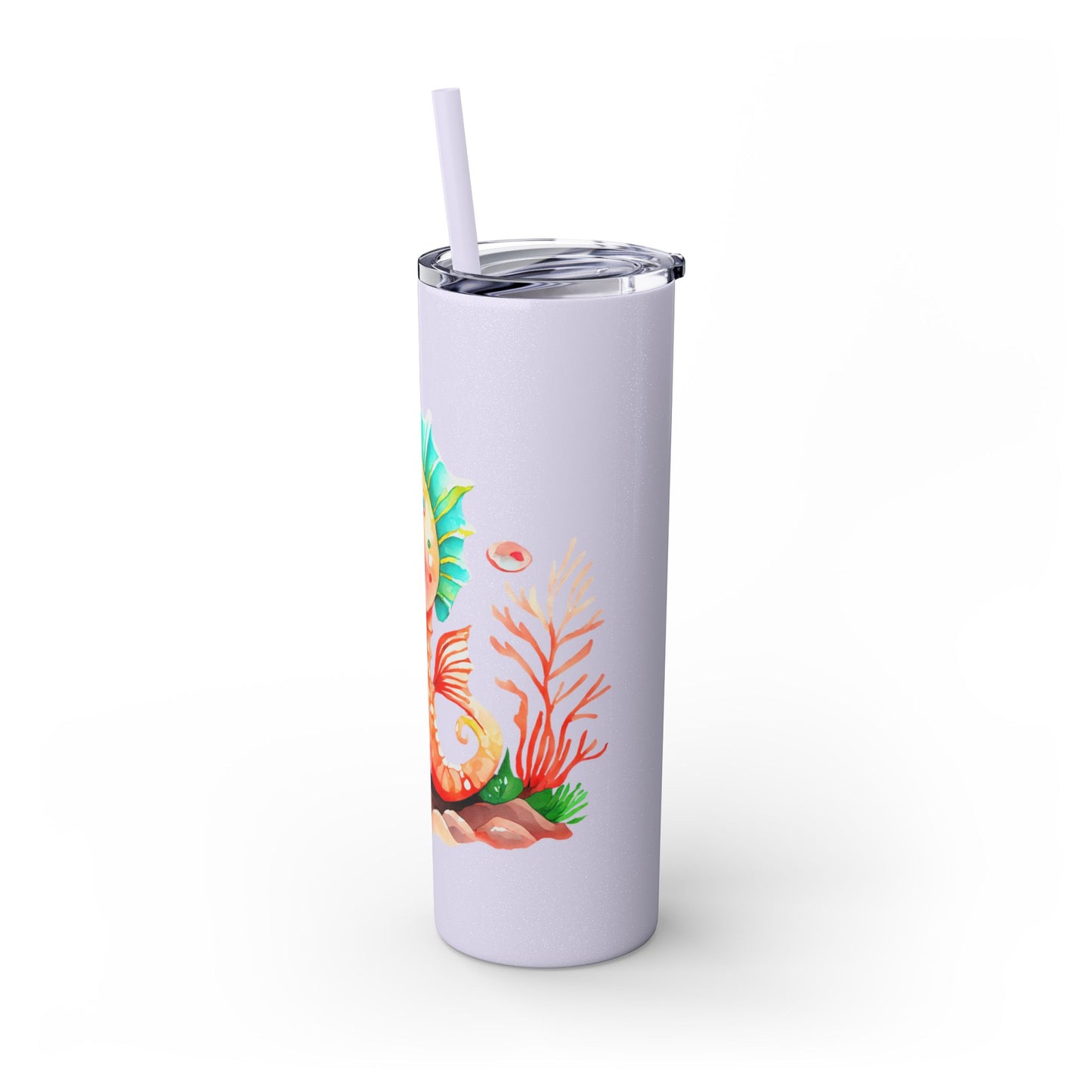 Skinny Tumbler with Straw, 20oz