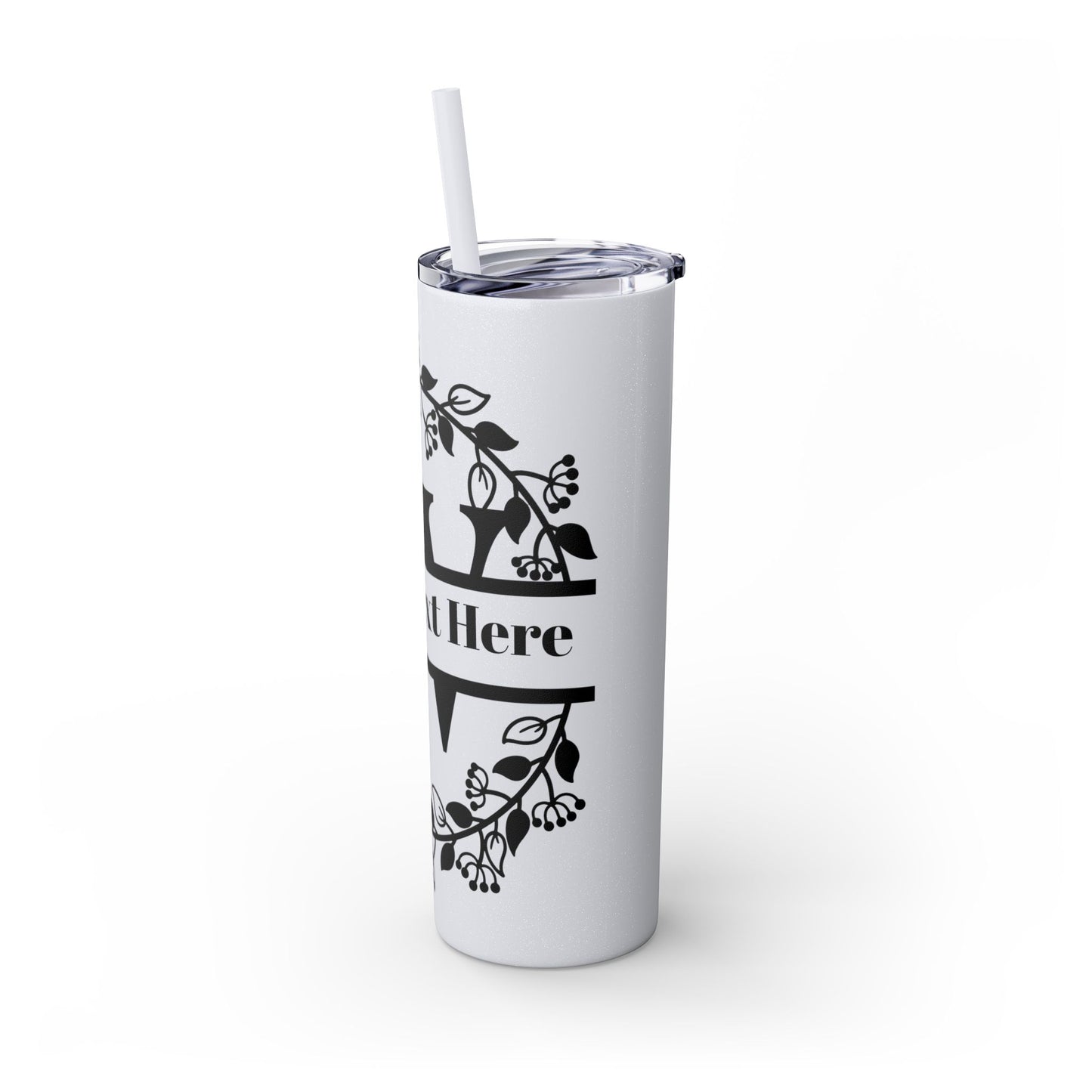 Skinny Tumbler with Straw, 20oz